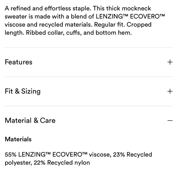 NWT Frank and Oak Compact Mockneck Sweater - Picture 10 of 10